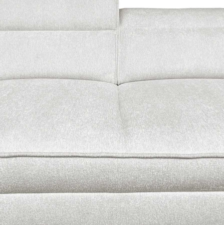 Ecksofa mit Schlaffunktion Viano XI patina links trendiges und stilvolles Ecksofa mit verstellbaren Kopfstützen Zierkissen