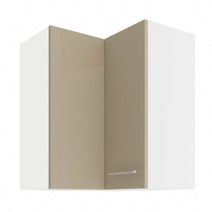 Nalo 60x60 GN-72 2F Eck-Hängeschrank für die Küche, resistent gegen Dampf, Auslaufen und Hitze