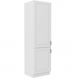 Küchenhochschränke Snow 60 LO-210 2F schrankfest für den Kühlschrankeinbau dampf- und hochtemperaturbeständig sowie beständig gegen verschüttete Flüssigkeiten