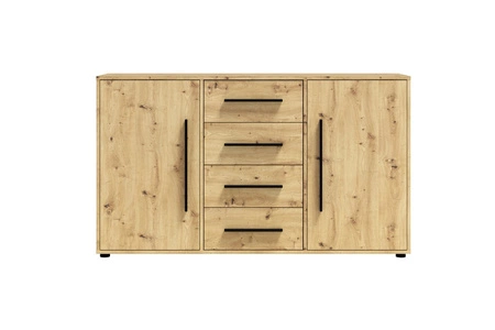 Schlafzimmermöbel-Set Maxione Eiche handwerklich elegant und vielseitig Schlafzimmermöbel geschmackvolle Griffe hochwertige Verarbeitung