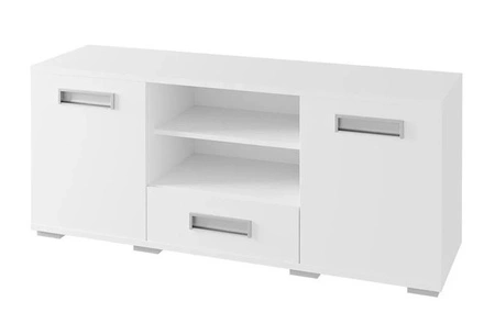 RTV Schrank Penelopa 138 cm weiß Originalfarben groß für Wohnzimmer oder Sitzungssaal 