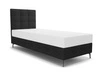 Boxspringbett Irvine 90x200 schwarz Stilvolles Bett mit Bettzeugablage und hohem Kopfteil besticht durch sein elegantes Design