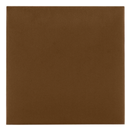 Gepolstertes Paneel Quadra 50x50 cm Honig stilvolles Wandpaneel quadratischer Veloursstoff modisches Finish für jede Einrichtung