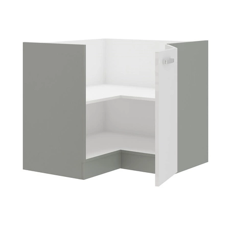 Eck-Küchenmöbel-Set Bianka 260x270 cm glänzende Fronten Schrank-Stil wird das Innere einer jeden Küche passen