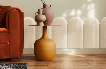 Wally gepolstertes Paneel 30x80 cm cremefarben stilvolles Wandpaneel Zaun Veloursstoff modisches Finish für jede Einrichtung