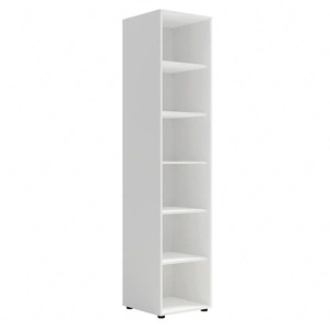 Bücherregal Maxione 45 cm weiß funktionelles Bücherregal ideal für Jugendzimmer oder Büro einfaches und universelles Design