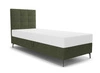Boxspringbett Irvine 90x200 grün Stilvolles Bett mit Bettzeugablage und hohem Kopfteil besticht durch sein elegantes Design