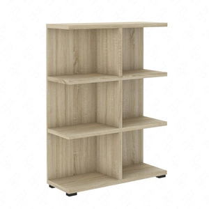 Bücherregal Even 84 cm Eiche hell sonoma ideales Bücherregal für Büro, Arbeitszimmer oder Jugendzimmer hochwertige Verarbeitung