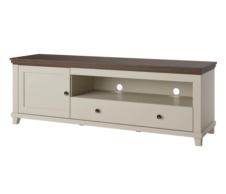 TV Schrank Evora 181 cm beige / Eiche dunin elegantes Design wird Liebhaber von ausdrucksstarken Interieurs begeistern