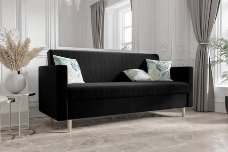 Balm Schlafsofa in schwarz sehr bequemes Schlafsofa perfekt für jeden Einrichtungsstil