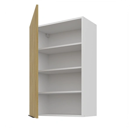 Küchenhängeschrank Cremona 60 G-90 1F Metallkantengriff feuchtigkeits- und beschädigungsbeständiger Schrank