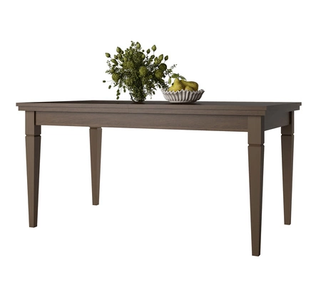 Klapptisch Evora 90x160-240 cm Eiche graubraun Attraktives Design und Funktionalität werden Liebhaber ausdrucksstarker Innenräume begeistern