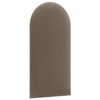 Wally gepolstertes Paneel 30x60 cm beige stilvolles Wandpaneel Zaun Veloursstoff modisches Finish für jede Einrichtung