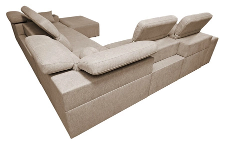 Ecksofa mit Schlaffunktion Tesalia VIII mint right komfortables Ecksofa für das Wohnzimmer mit innovativer Schiebefunktion der Rückenlehne