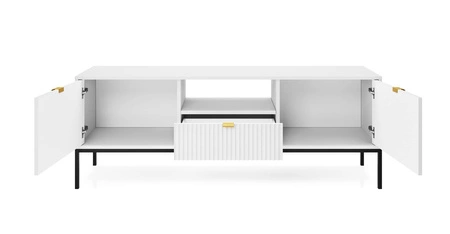 Möbel Set Lovro weiß modernes Design Schrankwand für Wohnzimmer oder Sitzungssaal