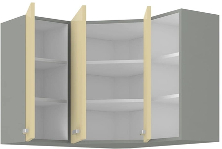 Eck-Küchenmöbel-Set Karmen 170x190 cm glänzende Fronten einzigartiger Stil der Schränke wird das Innere jeder Küche passen