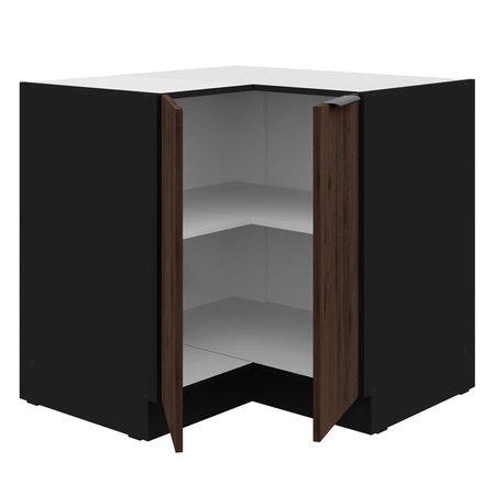 Eck-Küchenmöbelset Tarraco / Brianza 310x250 cm Griffe aus Metall sehen in modernen Innenräumen toll aus