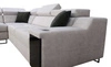 Ecksofa mit Schlaffunktion Alcamo III burgundy links funktionelles Ecksofa mit Schublade in der Seite zwei Behälter für Bettzeug