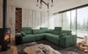 Ecksofa mit Schlaffunktion Tesalia III mint links komfortables Ecksofa mit verschiebbarer Rückenlehne zwei Bettkästen
