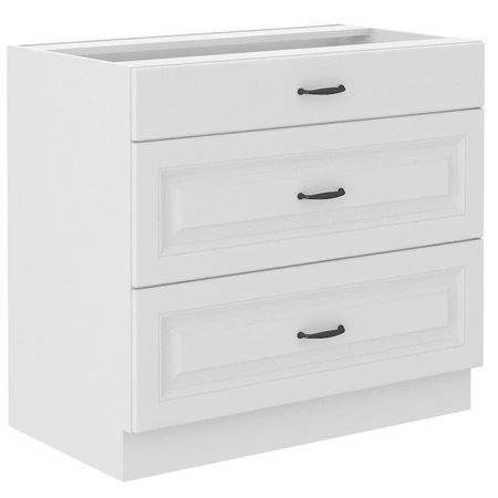 Eckküchenmöbel-Set Snow 285x170 cm ideal für skandinavisch-klassische und moderne Innenräume