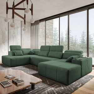 Ecksofa mit Schlaffunktion Tesalia VI mint right modernes und bequemes Ecksofa mit Schiebefunktion der Rückenlehne