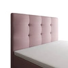 Boxspringbett Flint 120x200 puderrossa im modernen skandinavischen Stil mit gepolstertem Kopfteil Bett mit Staukasten
