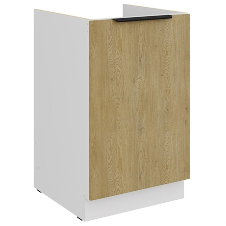 Küchen spülenschrank Cremona 50 ZL 1F BB Metallkantengriff feuchtigkeits- und beschädigungsbeständiger Schrank