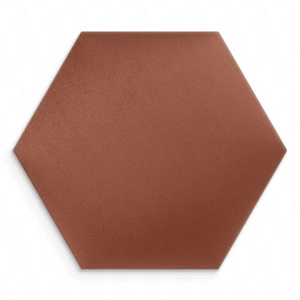 Gepolstertes Paneel Hexagon 30x26 cm schmutzig rosa stilvolles Wandpaneel Veloursstoff modische Dekoration jedes Interieur