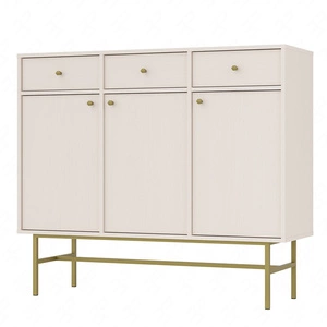 Kommode Kioto III 125 cm beige minimalistische Form ideale Kommode für Schlafzimmer oder Wohnzimmer stabiler Rahmen