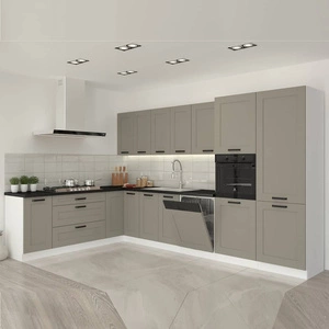 Ponza Eck-Küchenmöbel-Set 210x350 cm ideal für klassische und moderne Innenräume