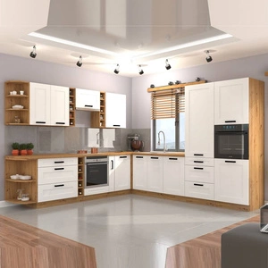 Luis Eck-Küchenmöbel-Set 290x260 cm ideal für klassische und moderne Innenräume