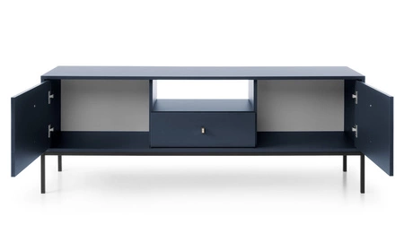 Möbelset Mono Dunkelblau Minimalistisches Design Wohnzimmermöbelset oder für das Wohnzimmer stilvoller goldener Griff