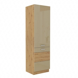 Küchencontainer Arton 60 LO-210 2F Einbau-Kühlschrank dampf-, hitze- und auslaufsicherer Schrank