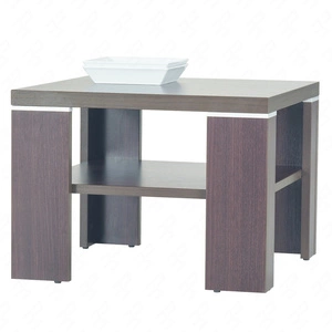 Couchtisch Square 60 cm Kastanie Wenge moderne Möbel Design Kante des Couchtisches mit speziellen ABS-Furnier fertig