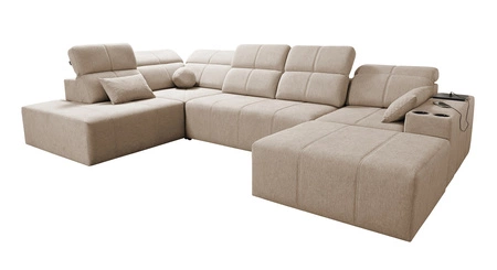 Ecksofa mit Schlaffunktion Tesalia VI mint right modernes und bequemes Ecksofa mit Schiebefunktion der Rückenlehne