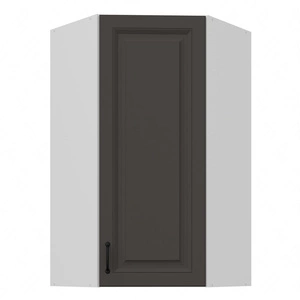 Eck-Küchenschrank Silber 60x60 GN-108 1F Schrank resistent gegen Dampf hohe Temperatur und Verschüttungen