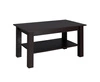 Couchtisch Texas T29 102 cm Kastanie Wenge modernes Möbeldesign Die Kanten des Couchtisches sind mit einem speziellen Furnier versehen