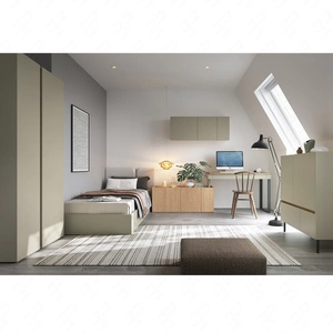 Möbelset Paguro Eukalyptus/Baltikeiche Düne ideal für ein Jugendzimmer im trendigen Stil