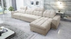 Ecksofa mit Schlaffunktion Luigi XII beige rechte Seite stilvolles Ecksofa für Wohnzimmer in minimalistischer und eleganter Ausführung