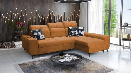 Ecksofa mit Schlaffunktion Buffalo honey right funktionelles und stilvolles Ecksofa mit Bettkasten