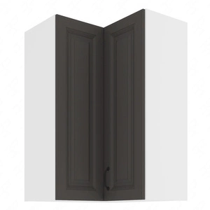 Eck-Küchenschrank Silber 60x60 GN-90 2F Schrank resistent gegen Dampf hohe Temperatur und Verschüttungen