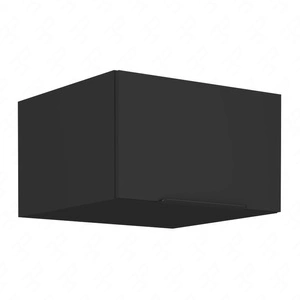 Hängeschrank Schwarz 60 NAGU-36 1F Metallkantengriff Küchenschrank beständig gegen Dampf hohe Temperatur und Verschüttungen