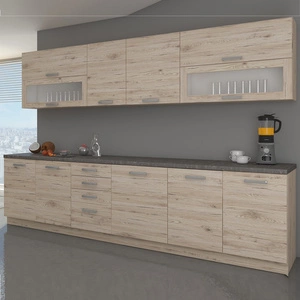 Borno II 260 cm Küchenmöbel Set einzigartigen Stil der Schränke wird das Innere jeder Küche passen