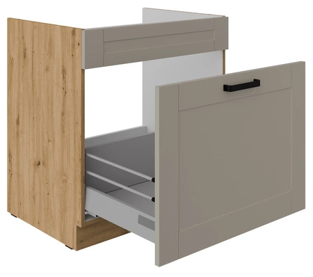 Spülenschrank mit Schublade Linosa 80 ZL 1S BB Schrank dampf-, auslauf- und hitzebeständig