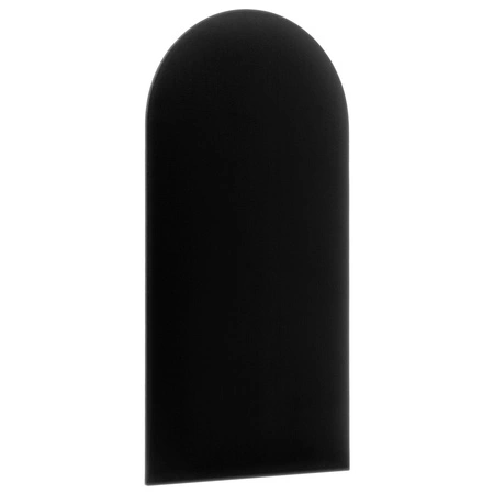 Wally gepolstertes Paneel 30x60 cm schwarz stilvolles Wandpaneel Zaun Veloursstoff modisches Finish für jede Einrichtung