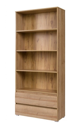 Bücherregal mit Schubladen Simple Eiche riviera Funktionsmöbel für das Jugendzimmer, Wohnzimmer oder Büro