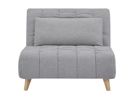 Billy Liegesessel hellgrau Schlichtes und modernes Design, das sich in jede Einrichtung einfügt Beine aus Buche