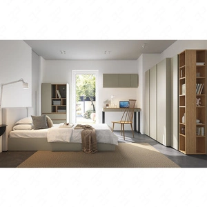 Möbelset Paguro Eukalyptus/Baltikeiche Düne ideal für ein Jugend- oder Kinderzimmer im trendigen Stil