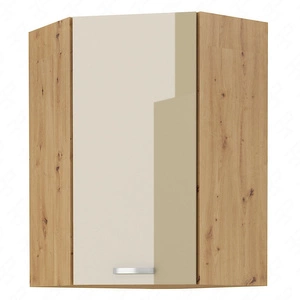 Eck-Küchenwandschrank Arton 60x60 GN-90 1F dampf-, temperatur- und spritzwasserbeständiger Schrank