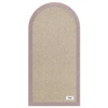Wally gepolstertes Paneel 30x80 cm rosa stilvolles Wandpaneel Zaun Veloursstoff modisches Finish für jede Einrichtung